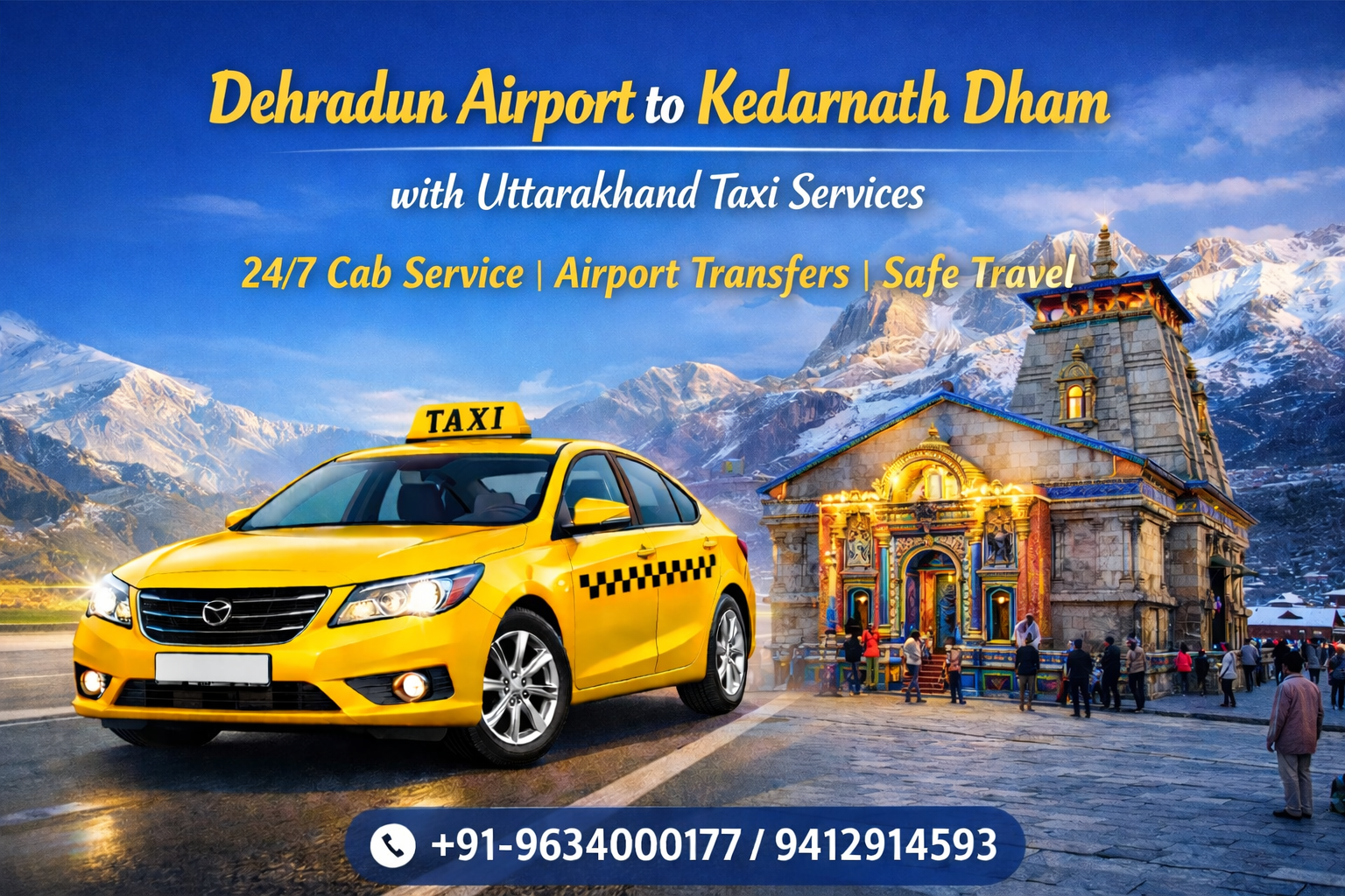 Dehradun Airport to Kedarnath Dham