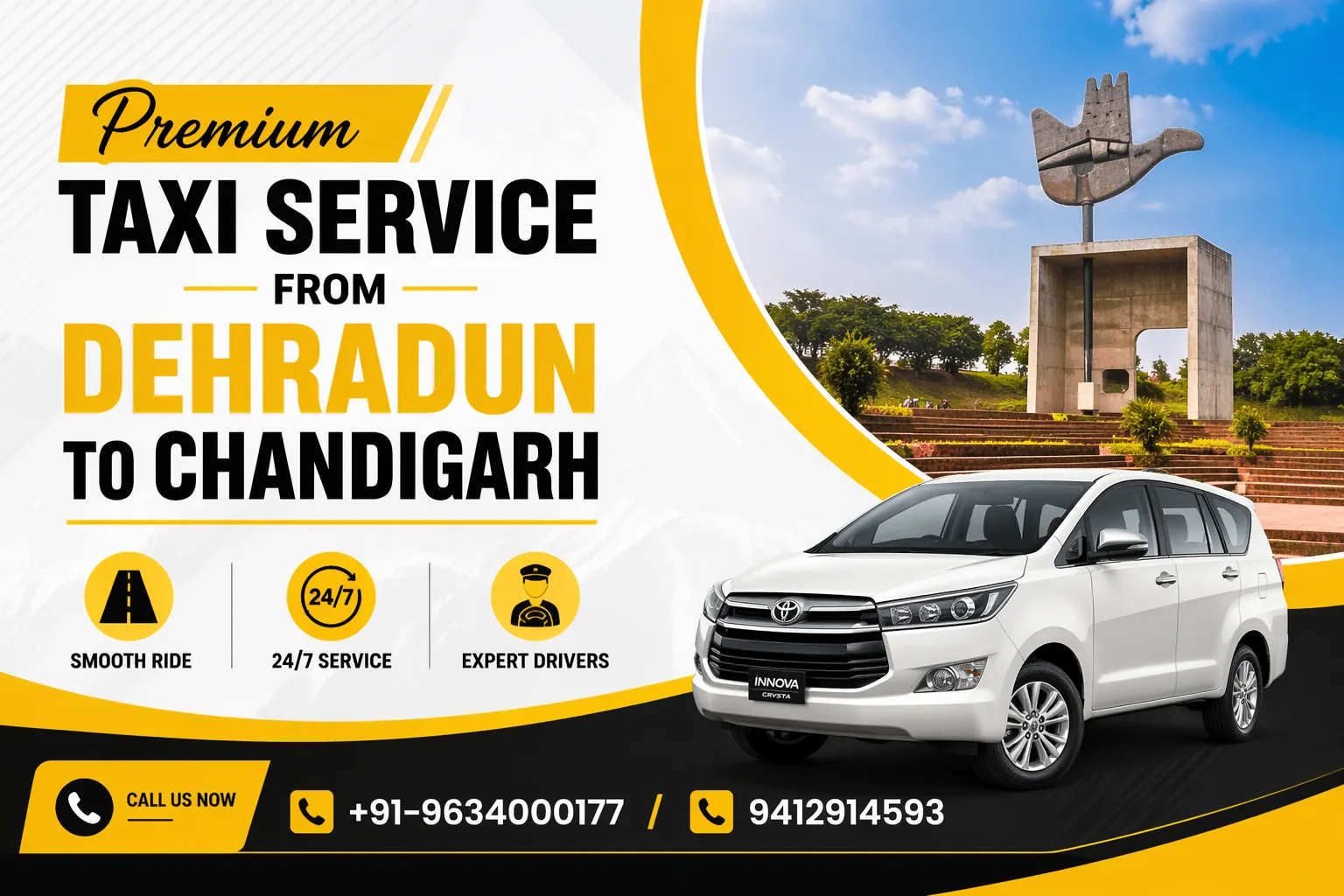 Dehradun to Chandigarh