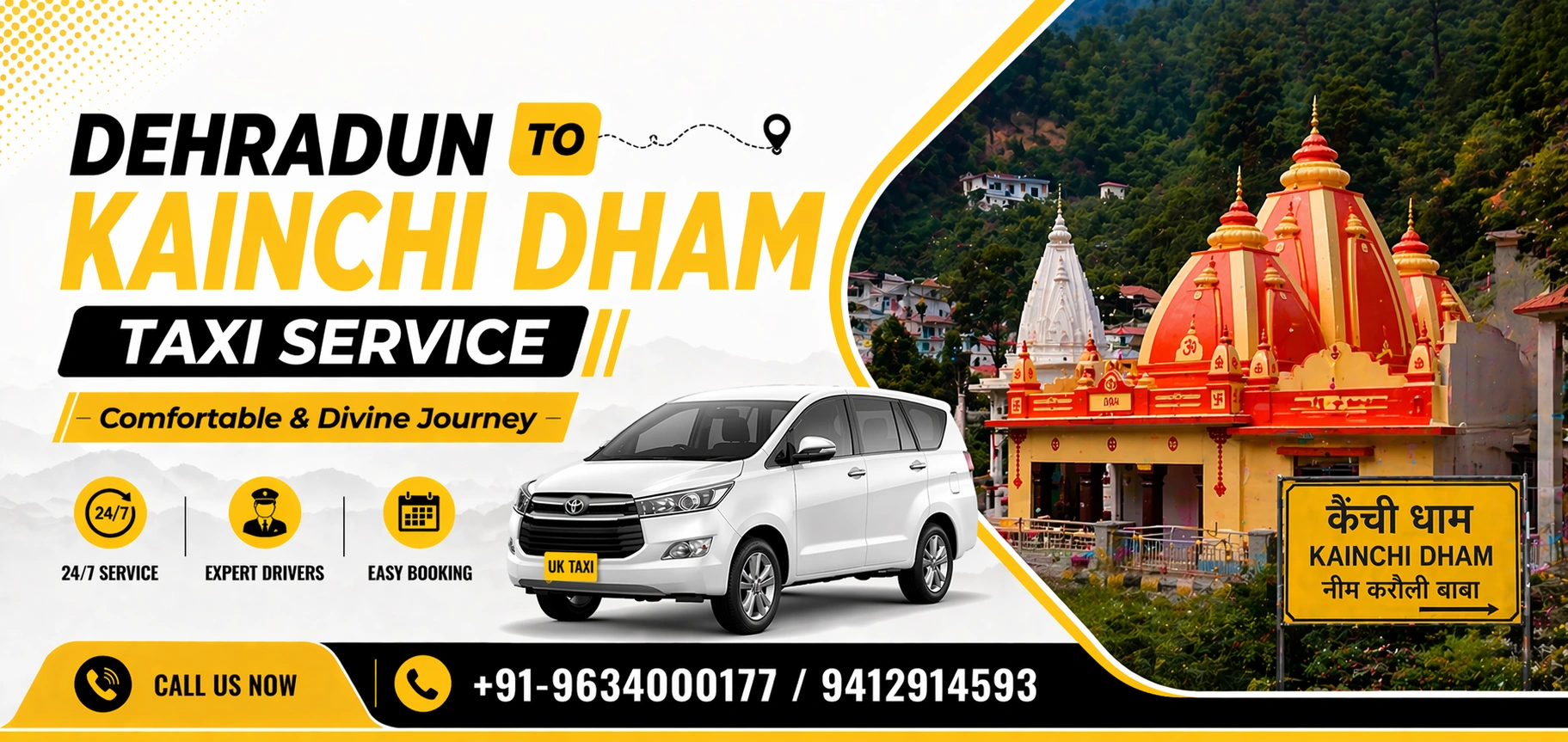 Dehradun to Kainchi Dham
