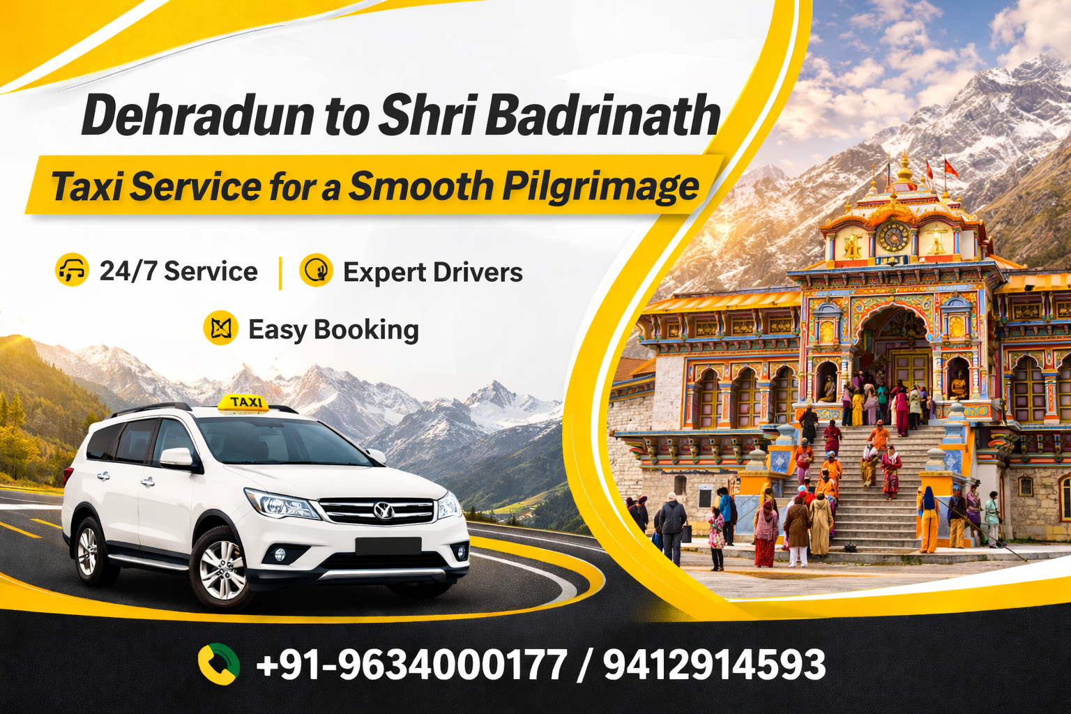 Dehradun to badrinath dham