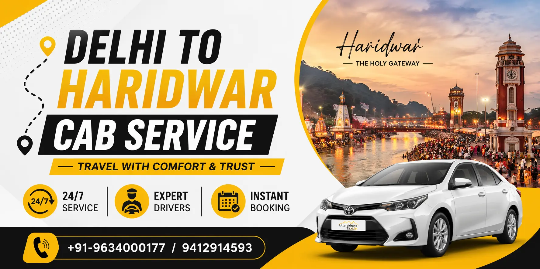 Delhi to Haridwar